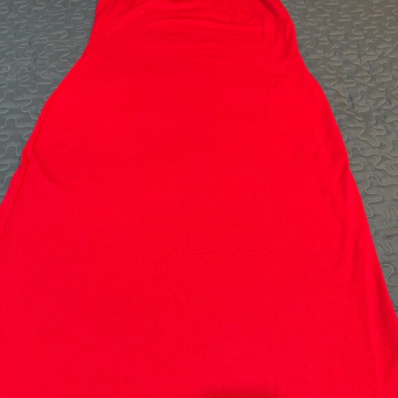 WoolX Cassie Dress Midi Length With Pockets "Viva Magenta" Pink - Picture 11 of 11